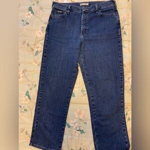 Lee Relaxed Straight Leg Dark Wash Jeans 12